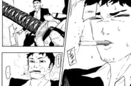 The Hishaku sorcerer generates fire with his katana's friction (Image via Shueisha)